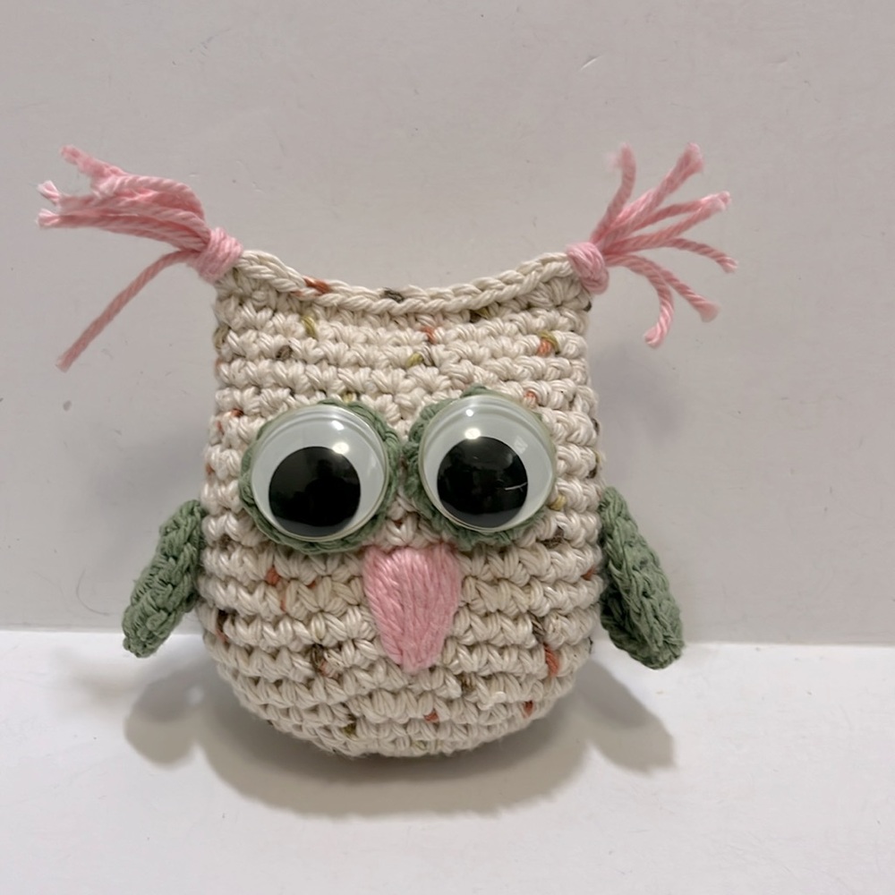 crocheted cute mini owl 🦉